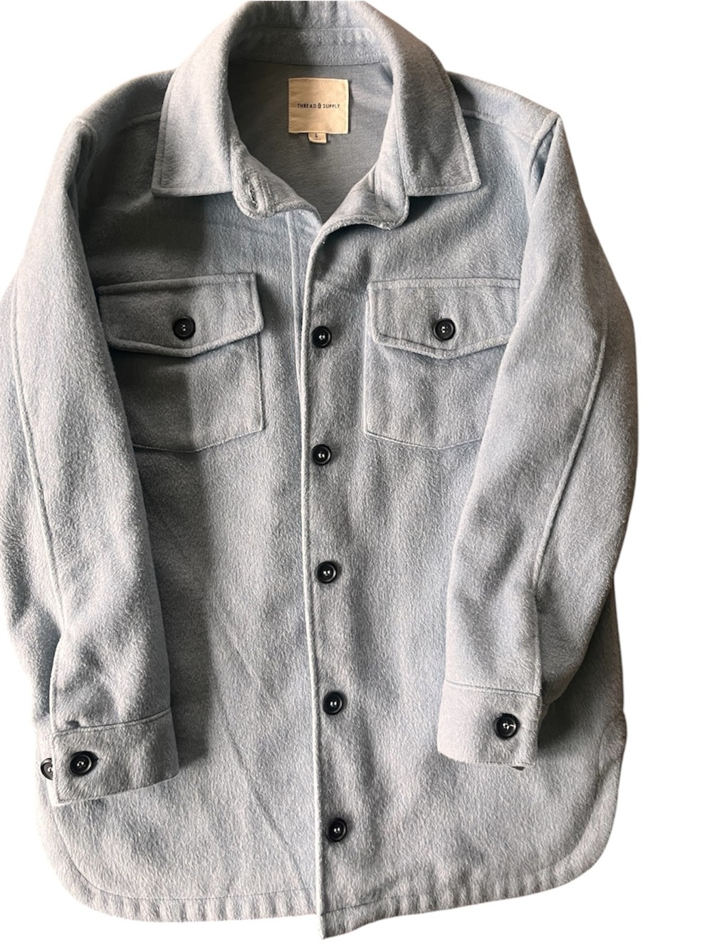 Thread & Supply Sky Blue Shirt Jacket